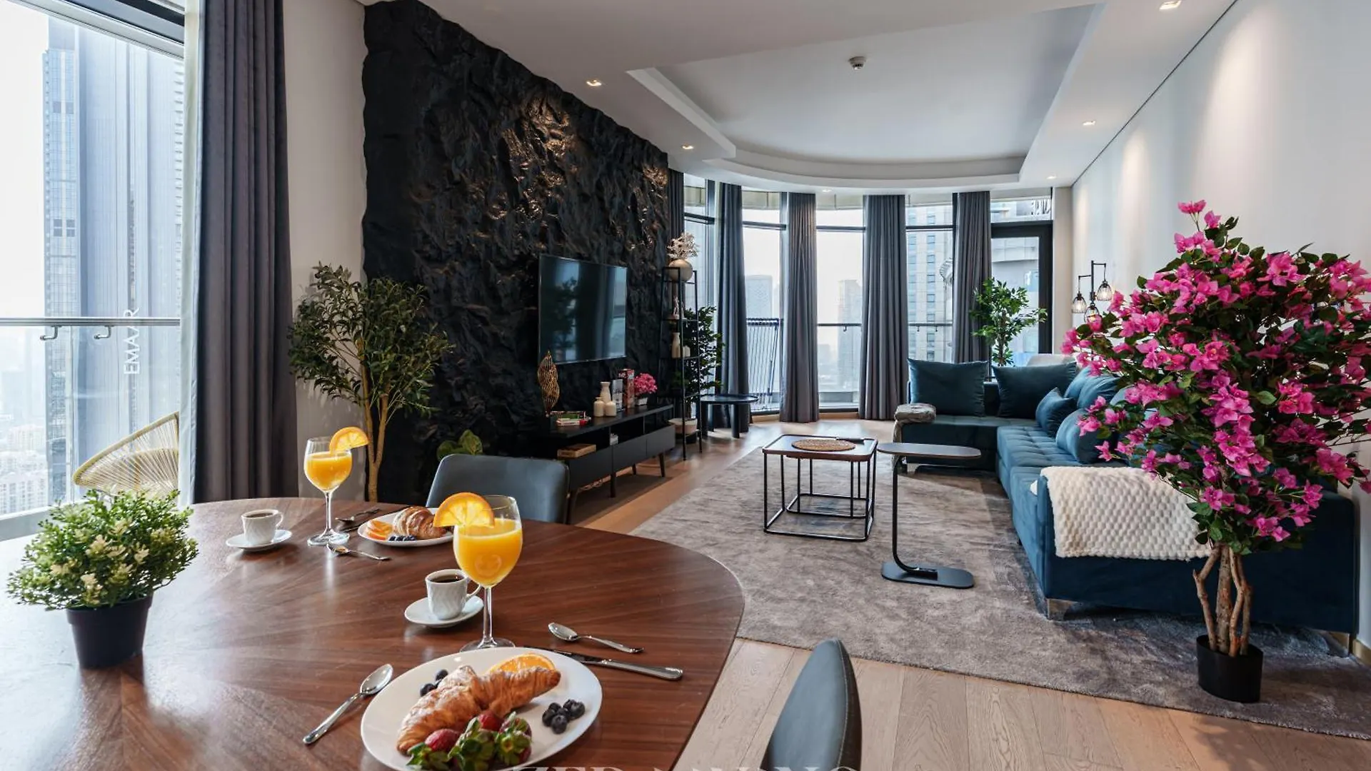 Zed Living - Luxe 2Br With Burj Khalifa View - Rp Heights Apartment Dubai